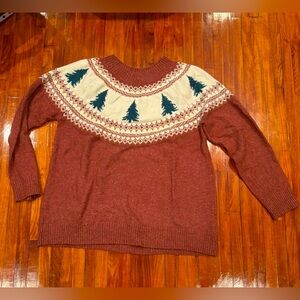 Maurice’s Fair Isle Christmas Tree Sweater